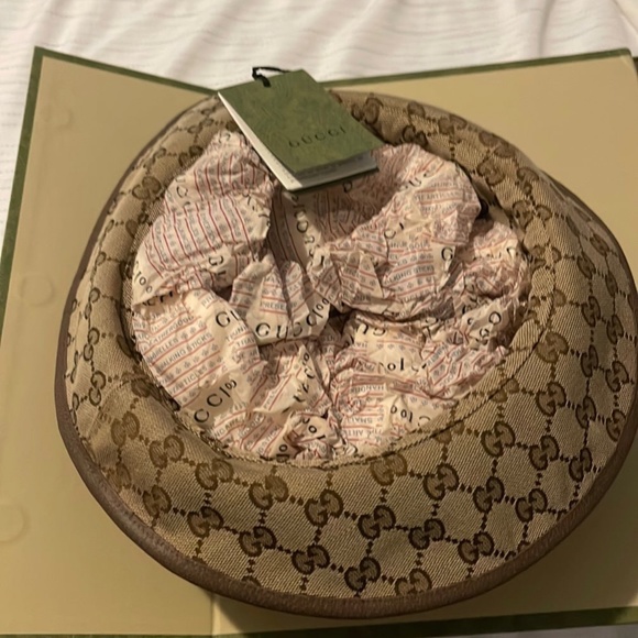 Reversible GG check bucket hat XL - Picture 2 of 3